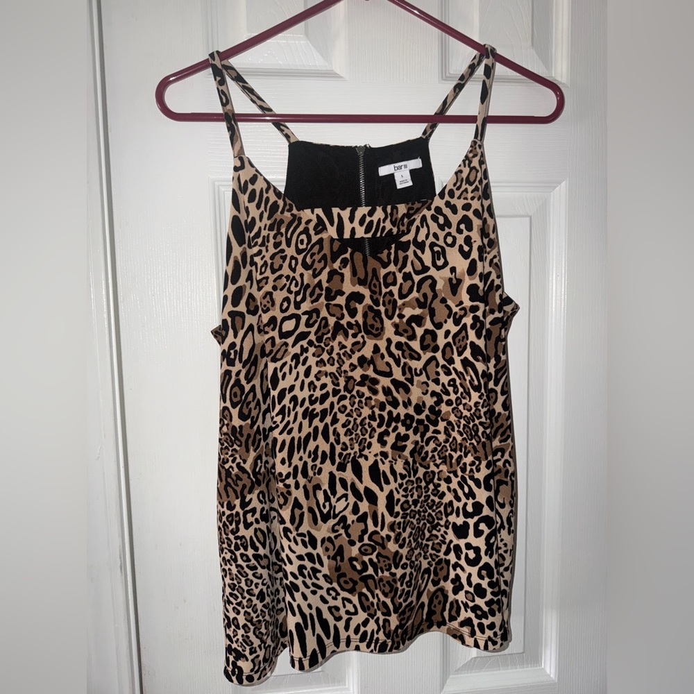 Bar III Animal Print Top - Picture 3 of 5